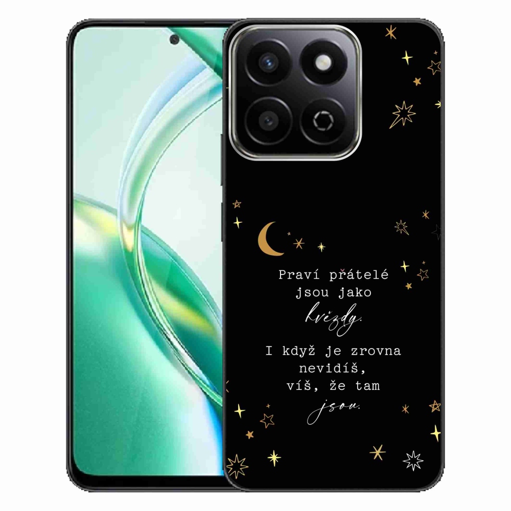 Gelový kryt mmCase na Honor 200 Smart 5G - citát 6 černé pozadí