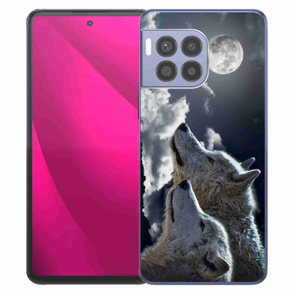 Gelový kryt mmCase na T-Mobile T Phone 2 Pro - vlci