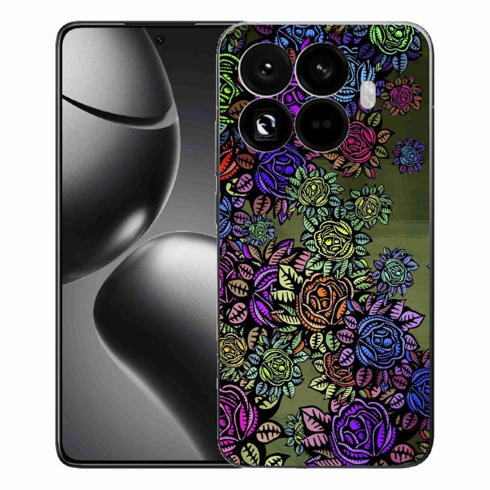 Gelový kryt mmCase na Xiaomi 15T Pro - květiny 6