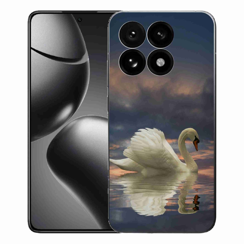 Gelový kryt mmCase na Xiaomi 15T - labuť