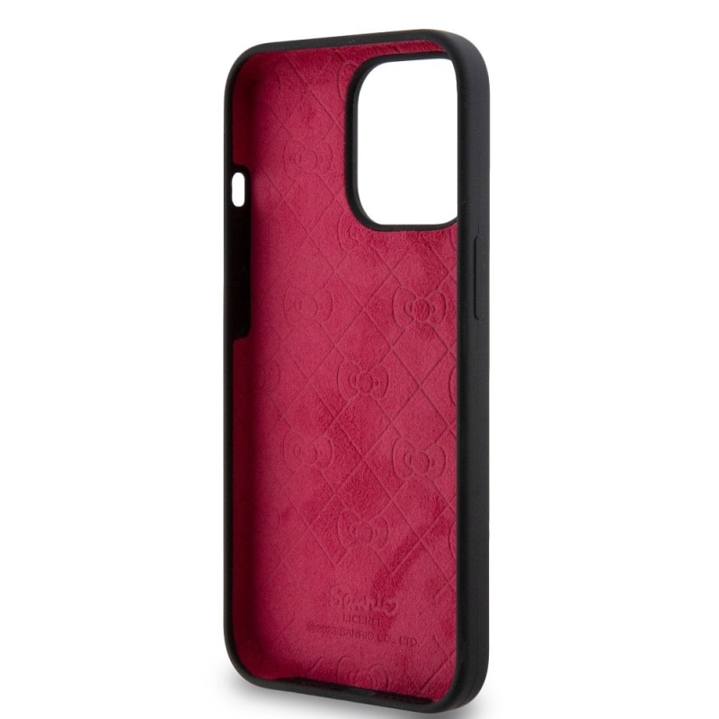 Hello Kitty Liquid Silicone Daydreaming Logo Zadní Kryt pro iPhone 13 Pro Black