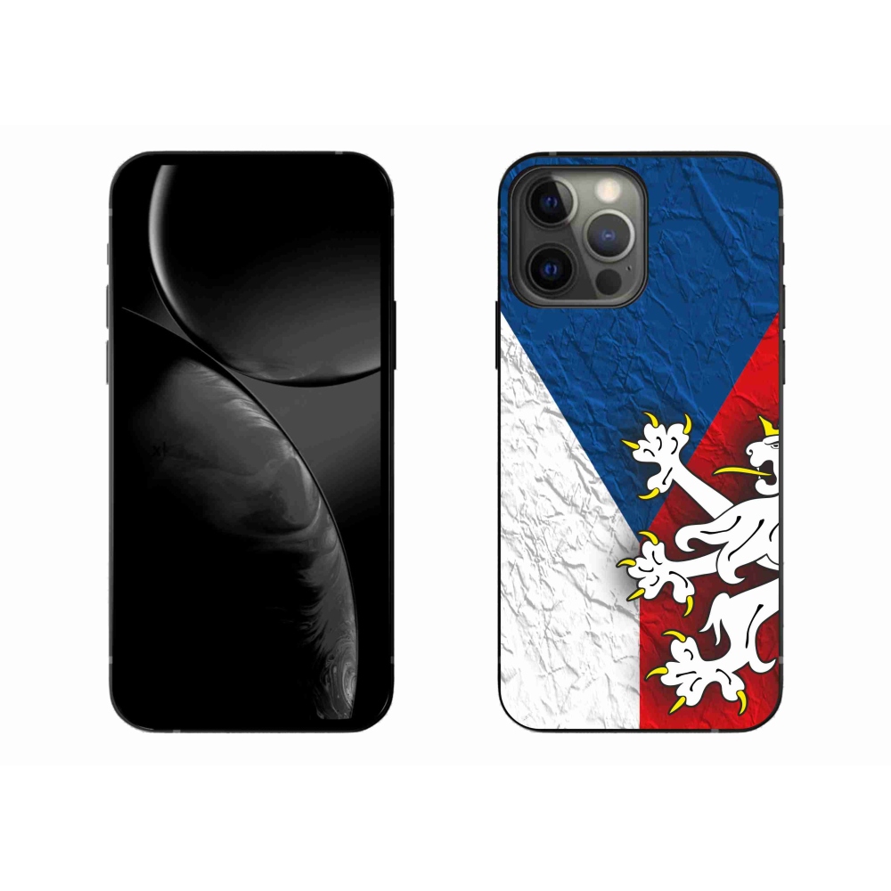 Gelový kryt mmCase na iPhone 13 Pro Max 6.7 - česká vlajka 1