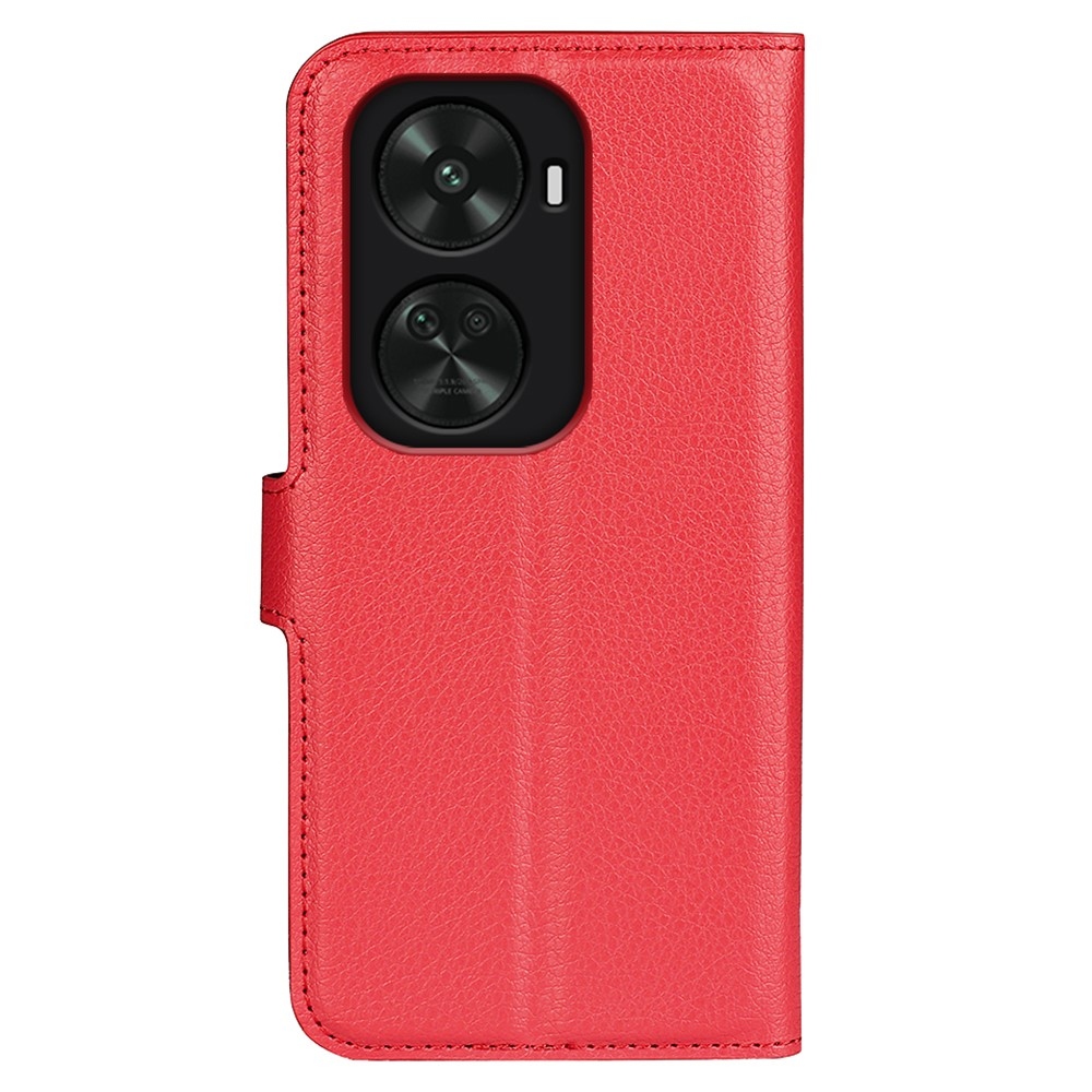 Litchi knížkové pouzdro na Huawei Nova 12 SE - červené
