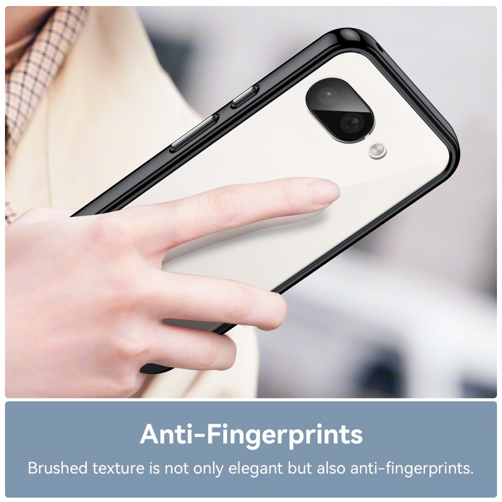 Gelový obal s pevnými zády na Google Pixel 9a - černý