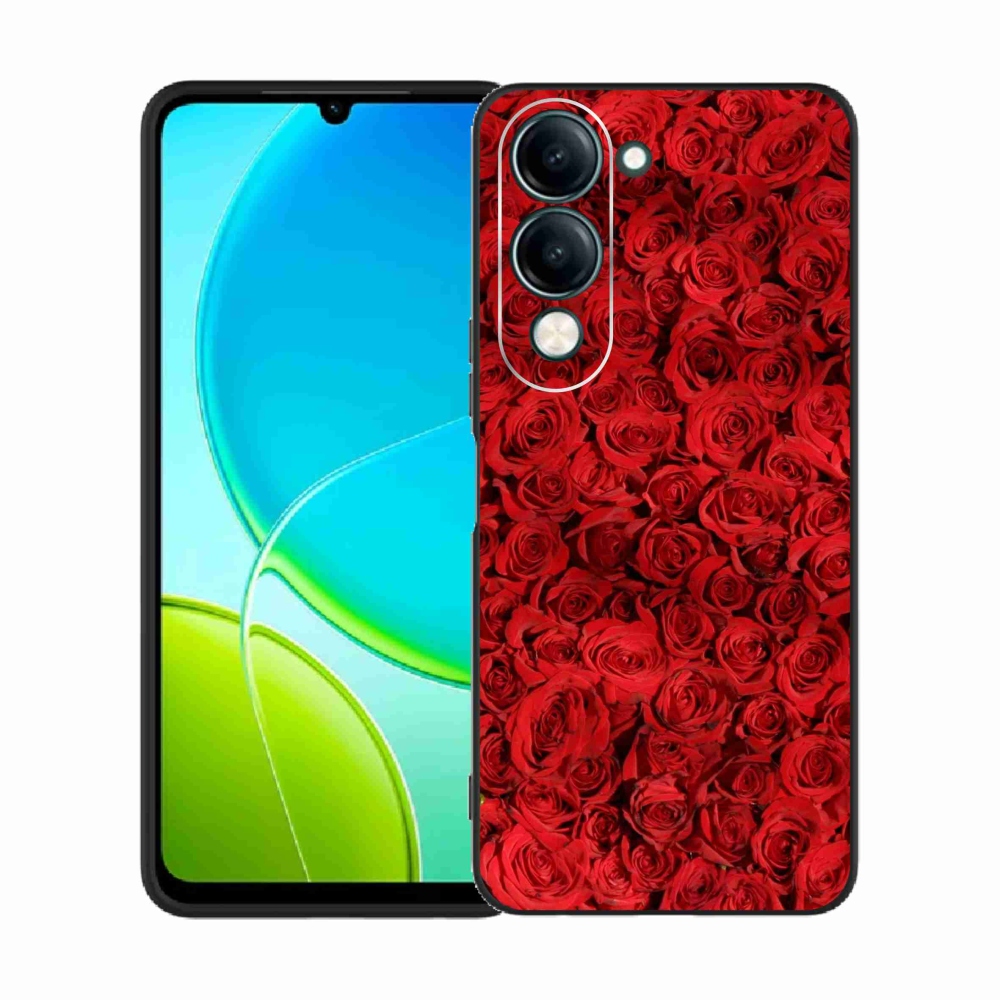 Gelový kryt mmCase na Vivo Y29s 5G - růže