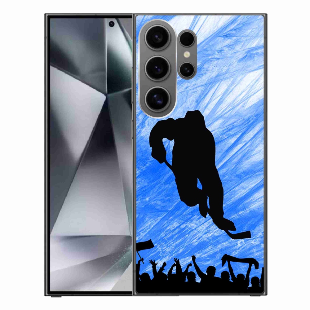 Gelový kryt mmCase na Samsung Galaxy S24 Ultra - hokejový hráč