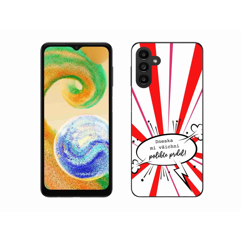 Gelový kryt mmCase na Samsung Galaxy A04s (164.7x76.7x9.1mm) - vtipný text 15 bílé pozadí