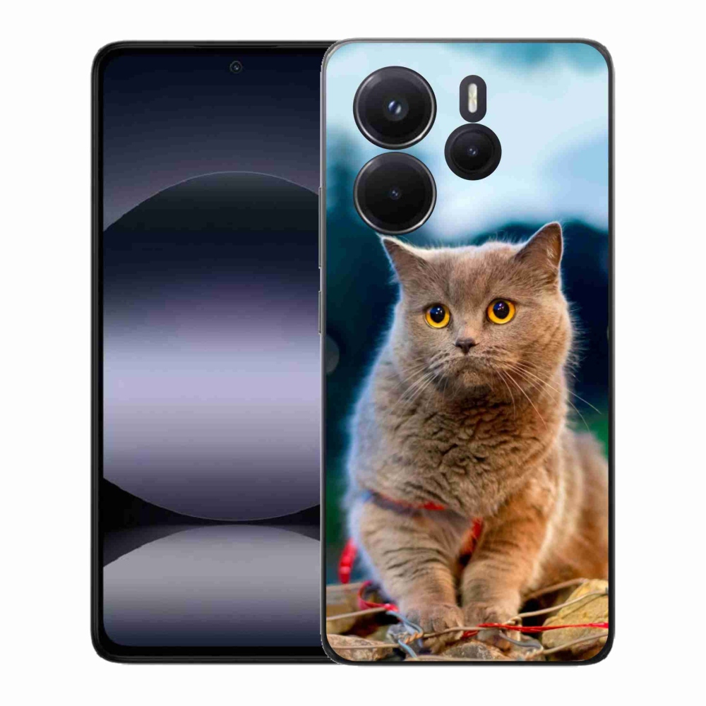 Gelový kryt mmCase na Xiaomi Redmi Note 14 - britská modrá 2