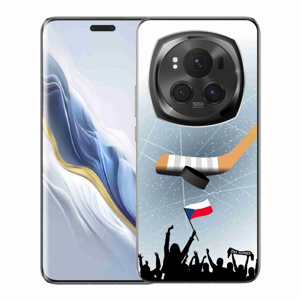 Gelový kryt mmCase na Honor Magic 6 Pro 5G - fanoušci hokeje