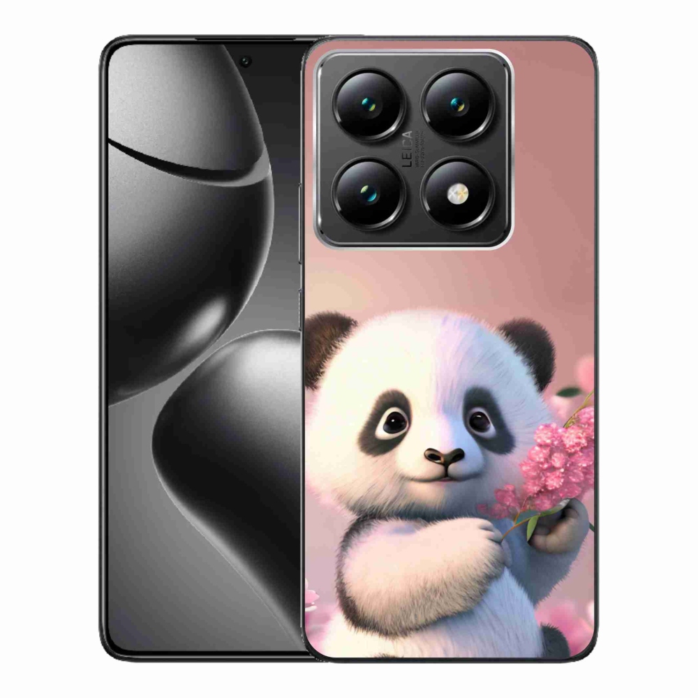 Gelový kryt mmCase na Xiaomi 14T Pro - roztomilá panda