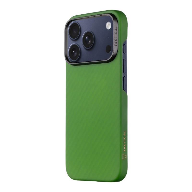 Tactical MagForce Aramid Kryt pro Apple iPhone 17 Pro Green Toad