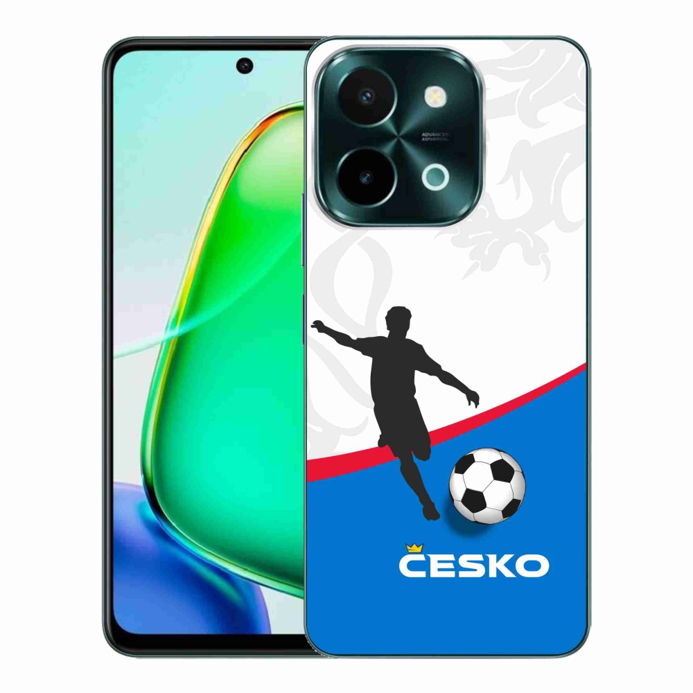 Gelový kryt mmCase na Vivo Y28 - fotbal Česko 1