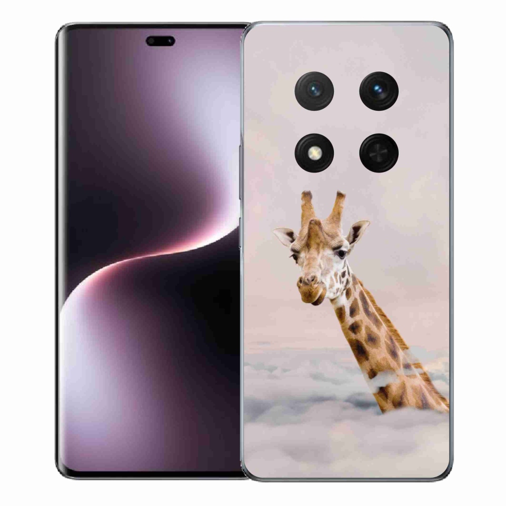 Gelový kryt mmCase na Honor Magic 7 Lite 5G - žirafa v oblacích
