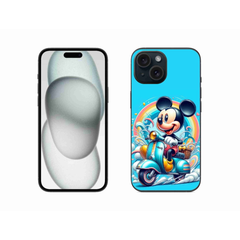 Gelový kryt mmCase na iPhone 15 - mickey mouse 2