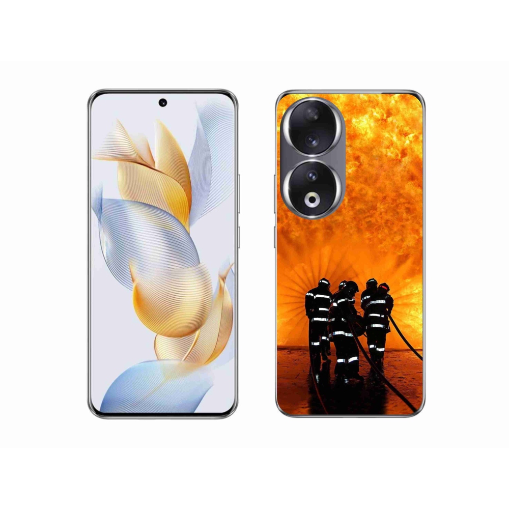 Gelový kryt mmCase na Honor 90 - požár