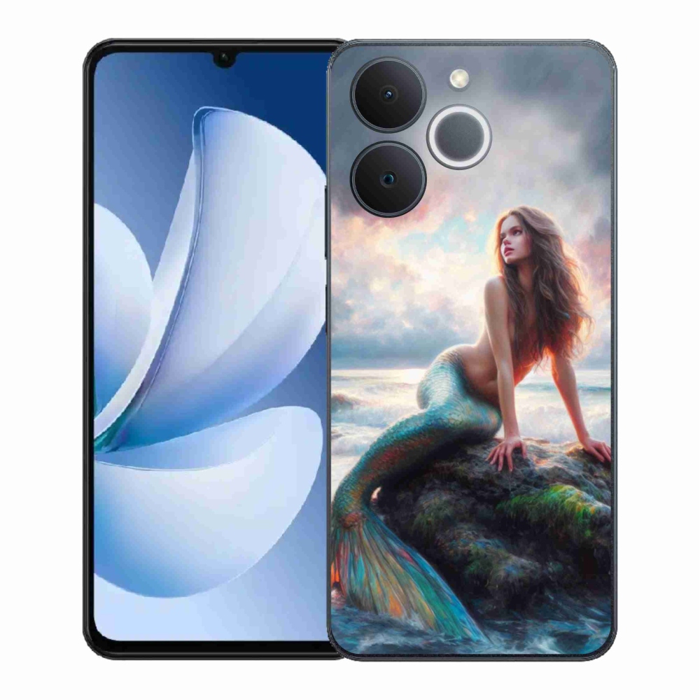 Gelový kryt mmCase na Realme Note 70T - mořská panna