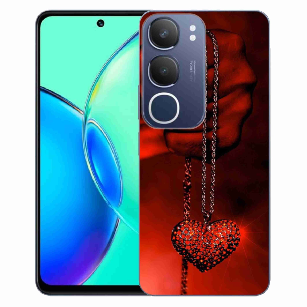 Gelový kryt mmCase na Vivo Y19s - náhrdelník