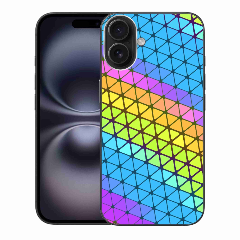 Gelový kryt mmCase na iPhone 16 Plus - abstraktní motiv 16