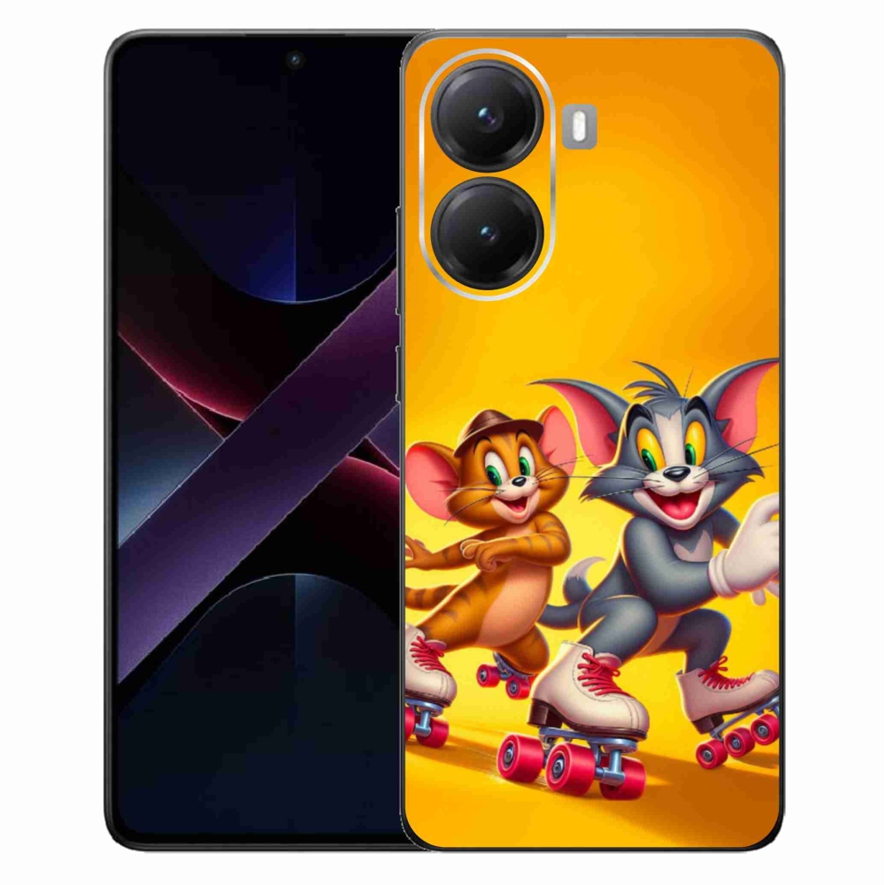Gelový kryt mmCase na Xiaomi Poco X7 Pro 5G - tom a jerry