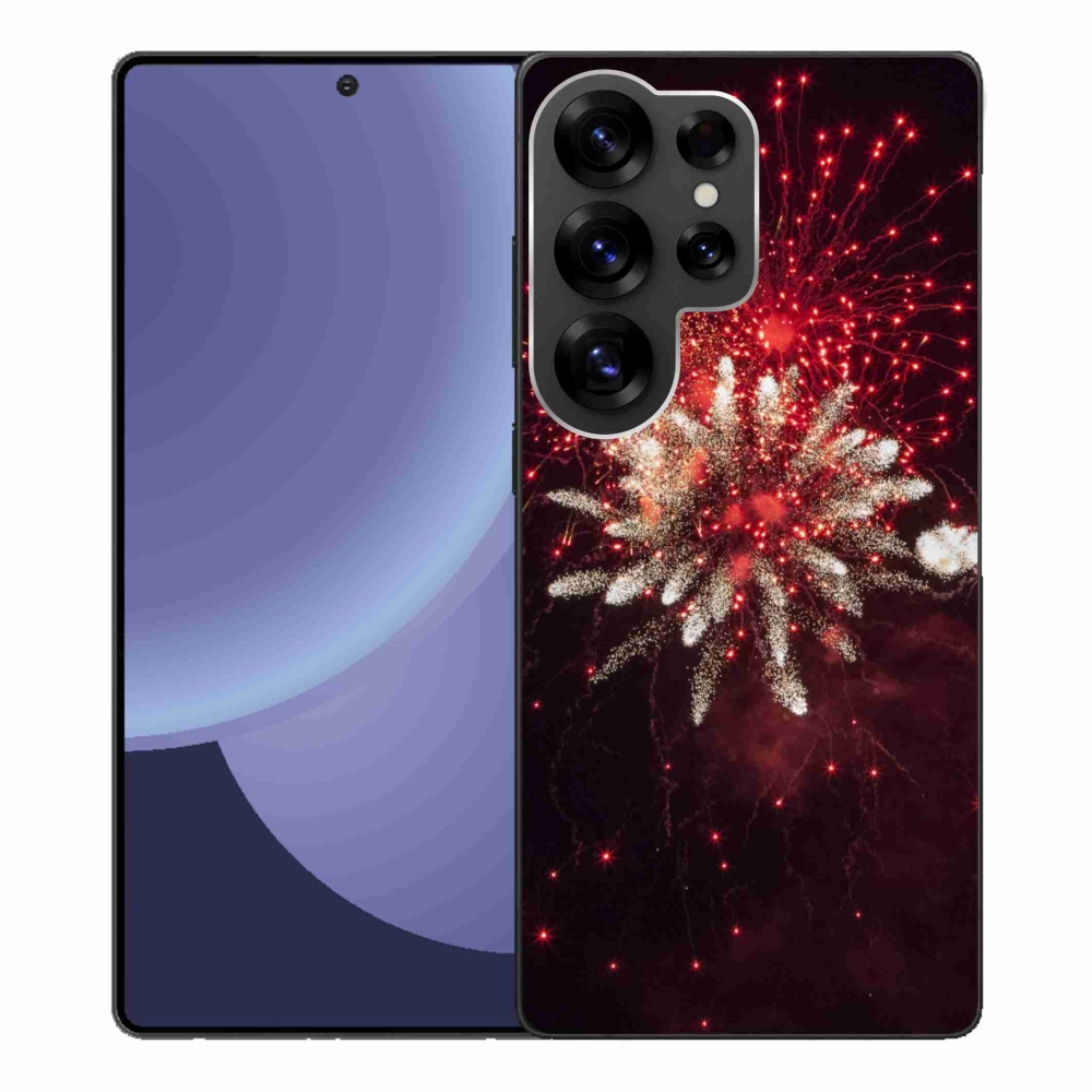 Gelový kryt mmCase na Samsung Galaxy S25 Ultra - ohňostroj