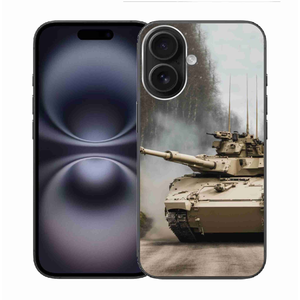 Gelový kryt mmCase na iPhone 16 - tank 1