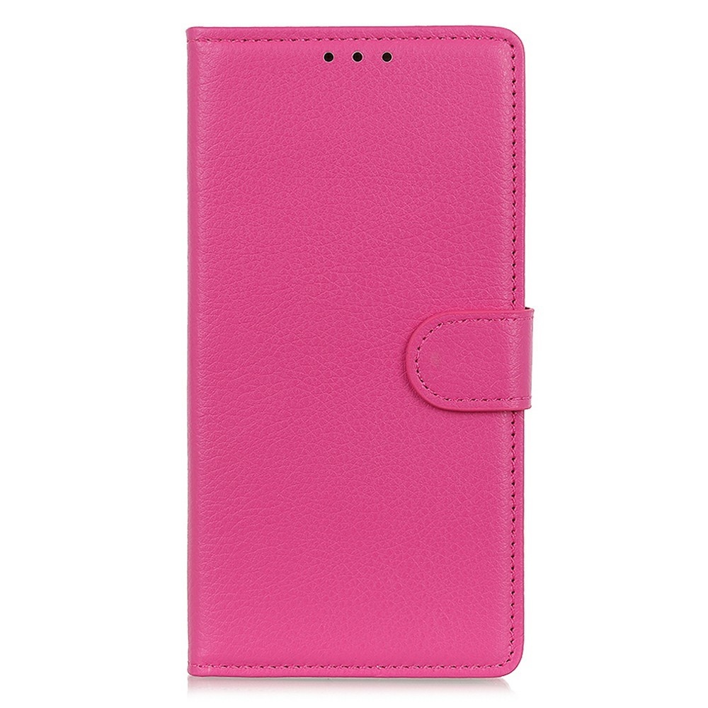 Litchie knížkové pouzdro na Samsung Galaxy A56 5G - rose