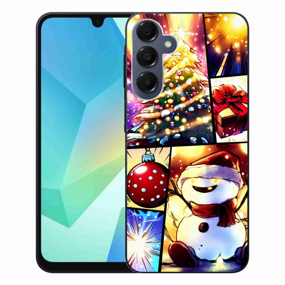Gelový kryt mmCase na Samsung Galaxy A16 4G/5G - vánoční motivy 1