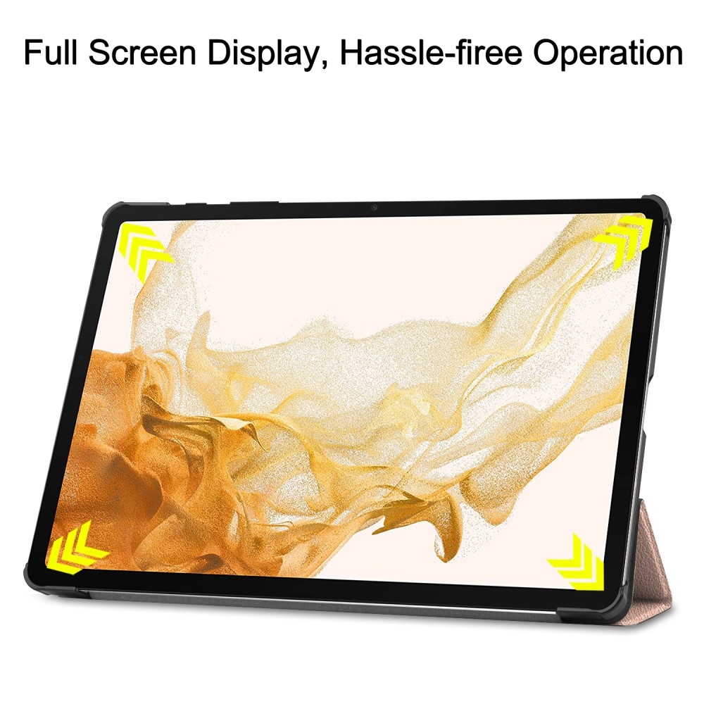 Case chytré zavírací pouzdro na Samsung Galaxy Tab S9+/Tab S10+ - růžovozlaté