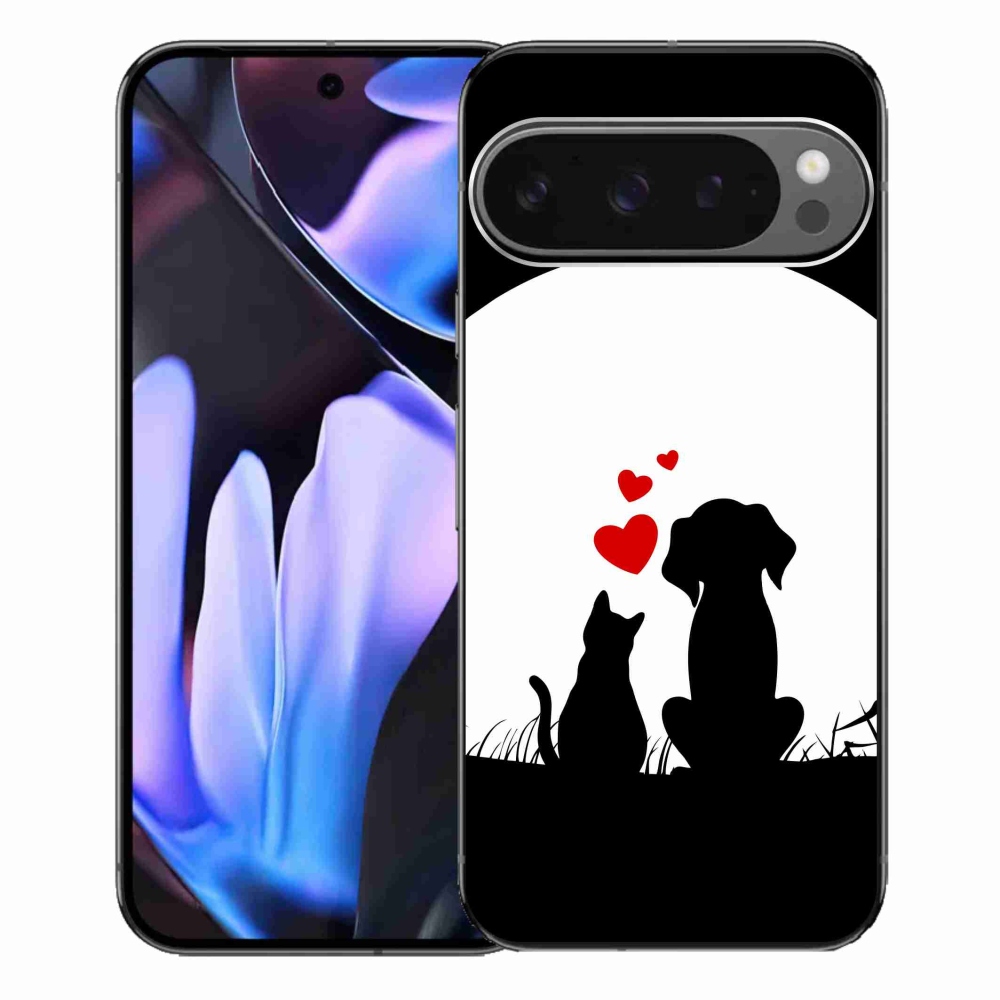 Gelový obal mmCase na Google Pixel 9 Pro XL - zvířecí láska