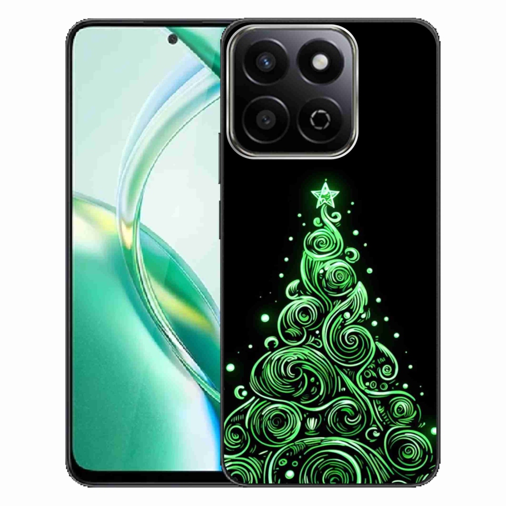 Gelový kryt mmCase na Honor 200 Smart 5G - neonový vánoční stromek 3