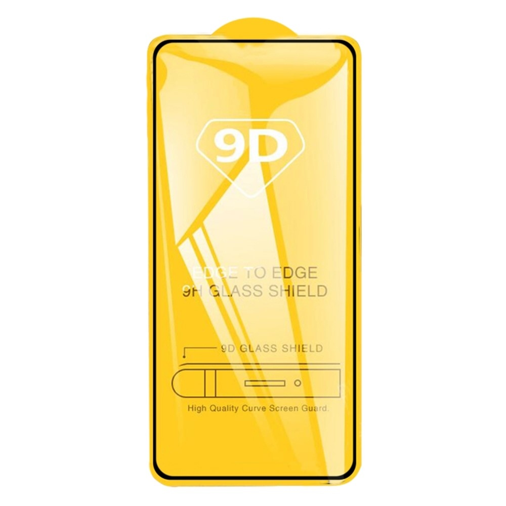 9D celoplošné tvrzené sklo na Xiaomi Redmi Note 14 (lepidlo pouze na hranách)