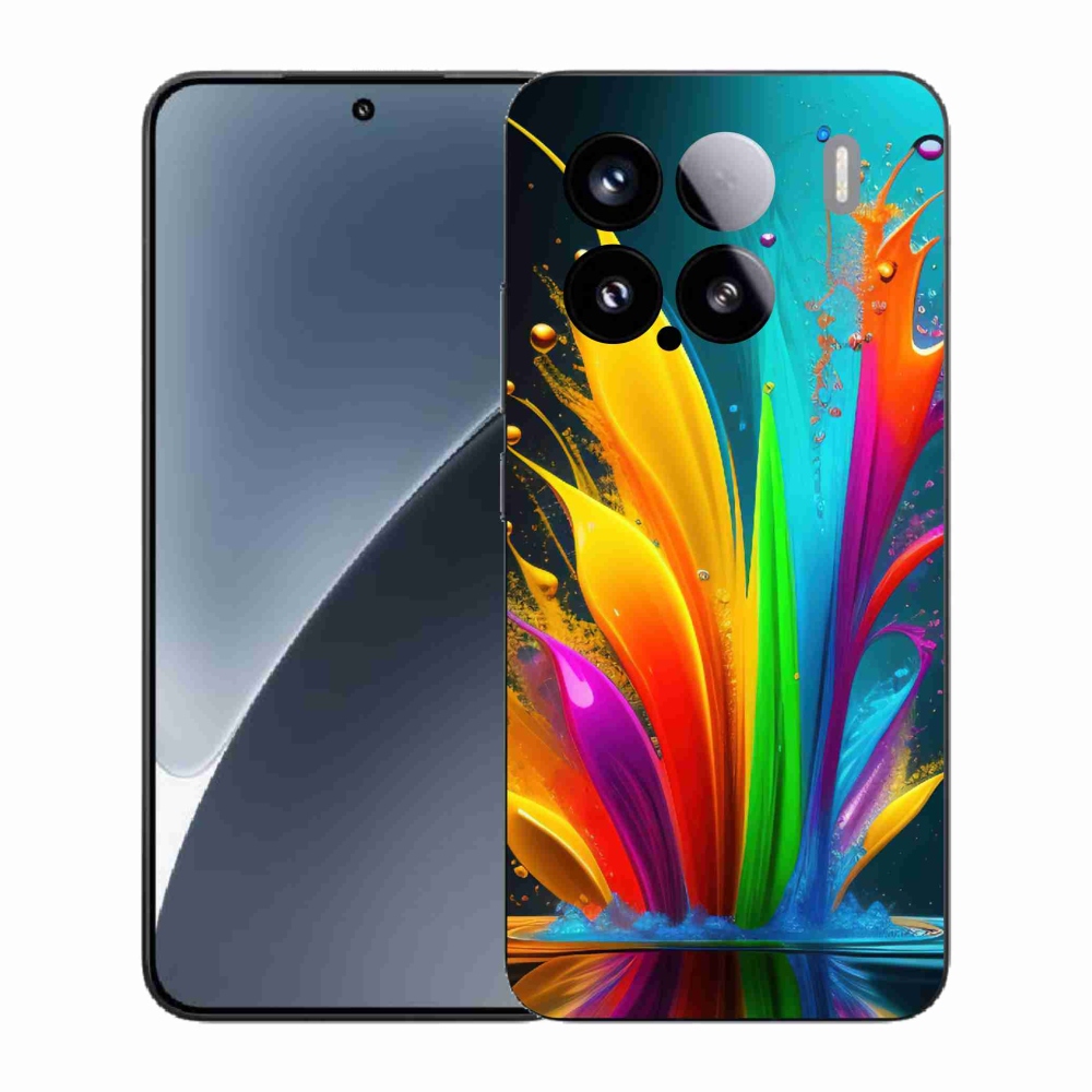 Gelový kryt mmCase na Xiaomi 15 - abstraktní motiv 1