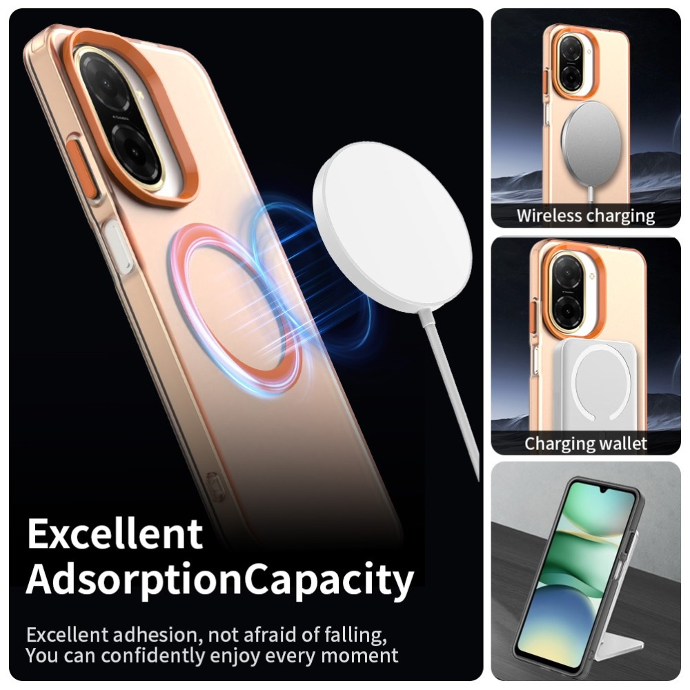 Candy gelový obal s MagSafe na Xiaomi Redmi A5 (171.7x77.8x8.3mm) - oranžový