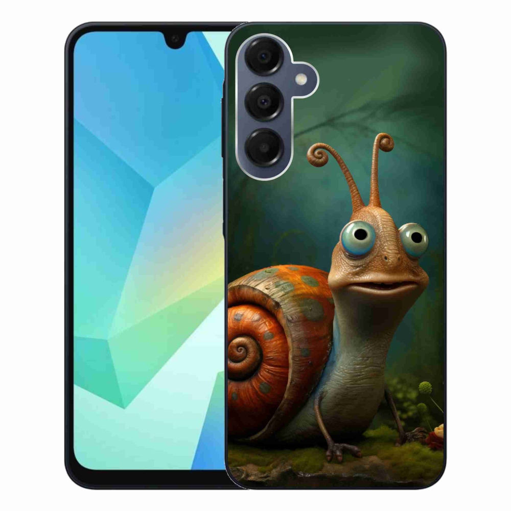 Gelový kryt mmCase na Samsung Galaxy A16 4G/5G - šnek