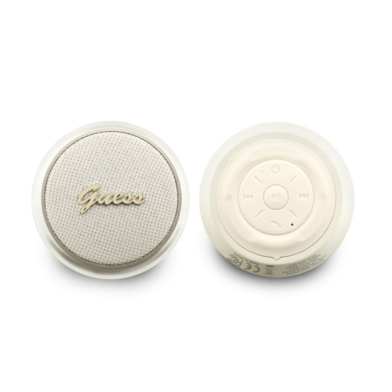 Guess Script Metal Logo Bluetooth Reproduktor 5W Gold