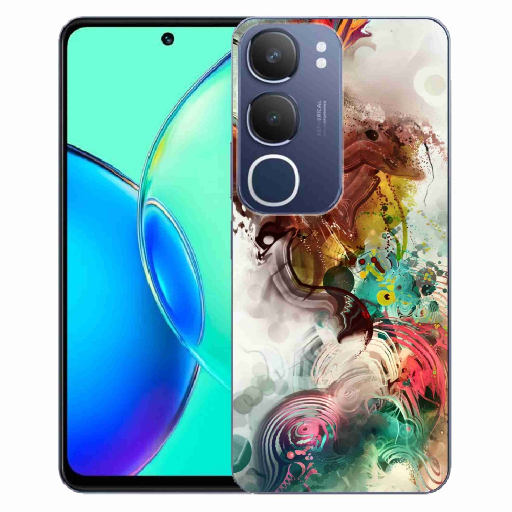 Gelový kryt mmCase na Vivo Y19s - abstrakt 1