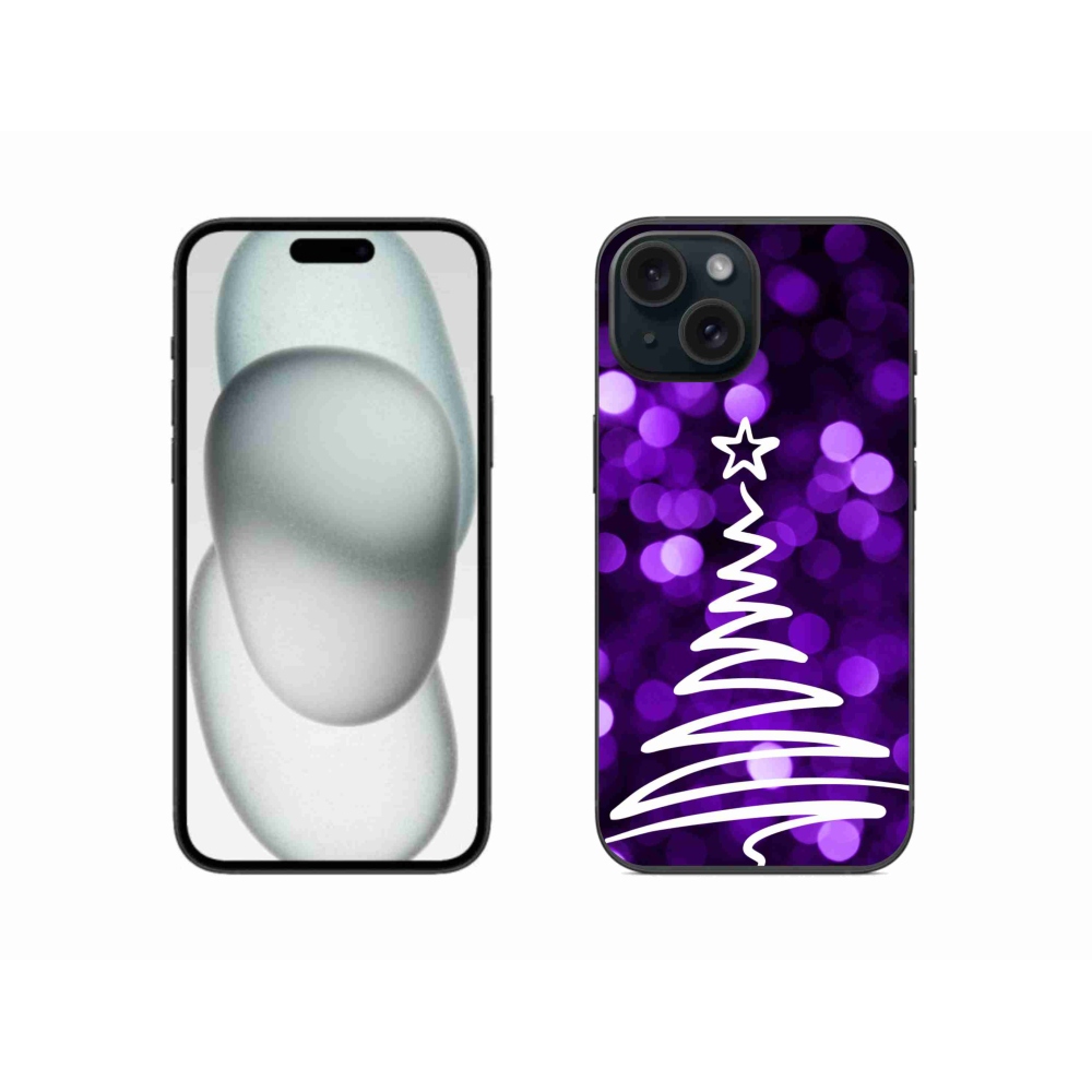 Gelový kryt mmCase na iPhone 15 - stromek