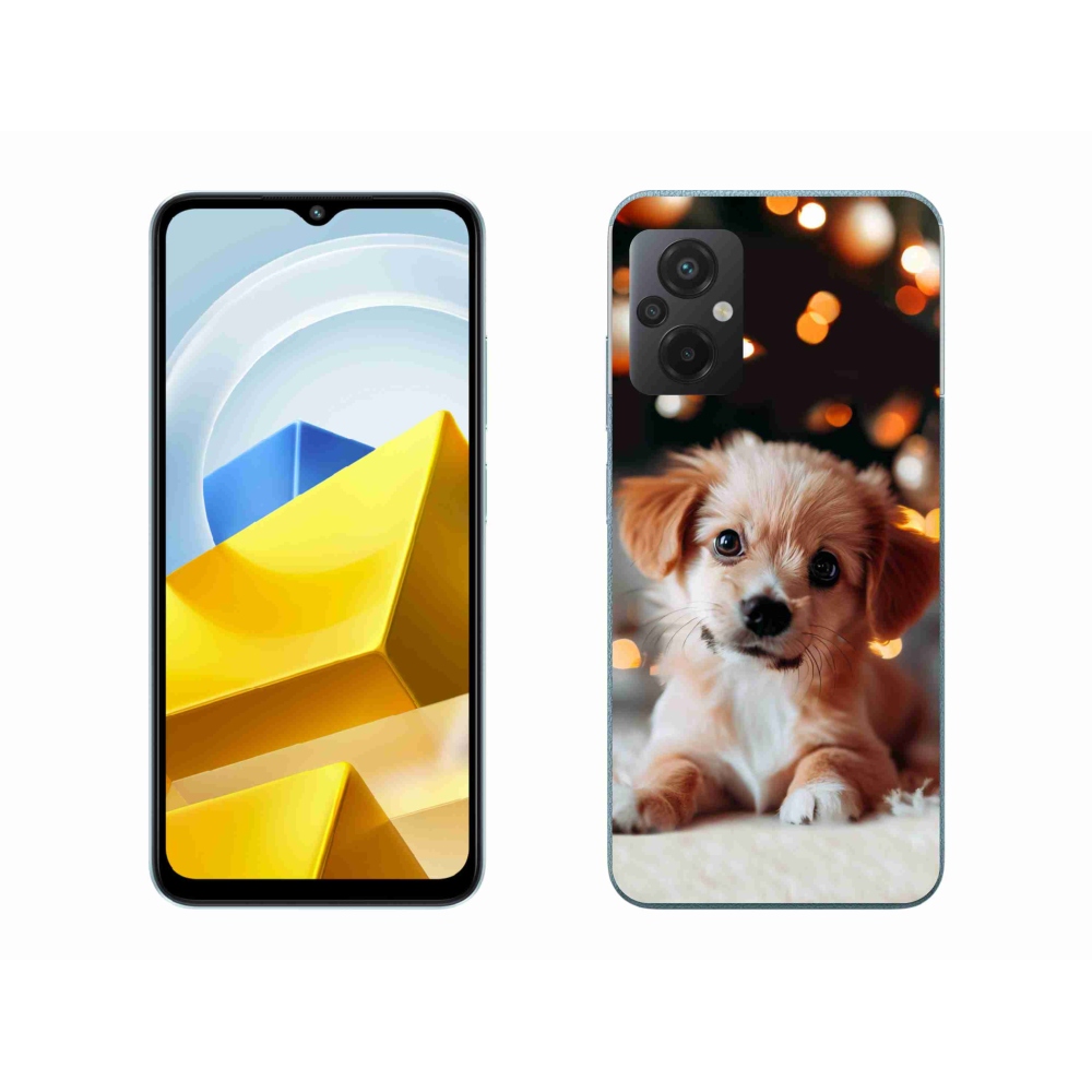 Gelový kryt mmCase na Xiaomi Poco M5 4G - štěňátko