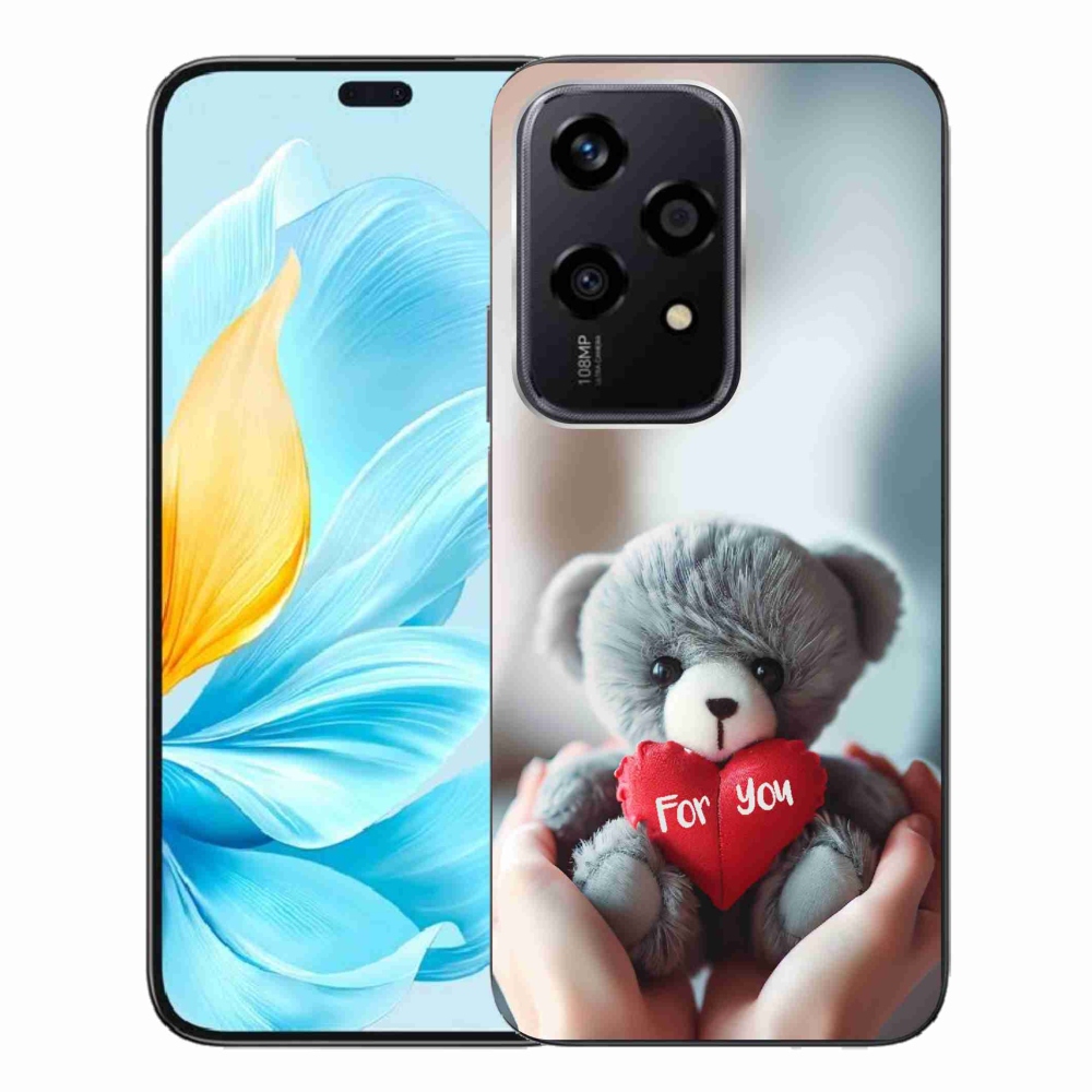 Gelový kryt mmCase na Honor 200 Lite 5G - medvídek pro zamilované