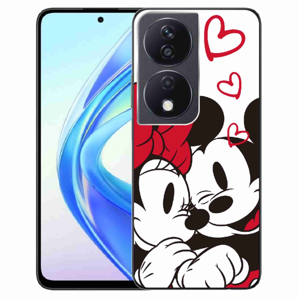 Gelový kryt mmCase na Honor X7b/Honor 90 Smart - minnie a mickey