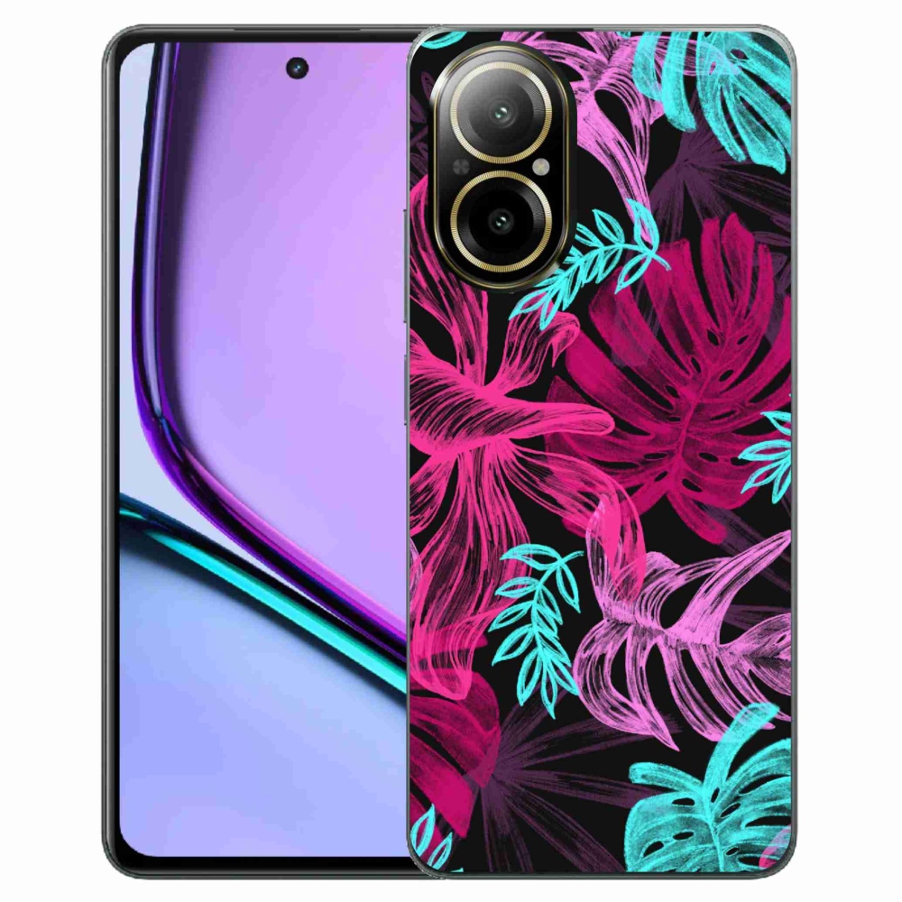 Gelový kryt mmCase na Realme C67 - květiny 1
