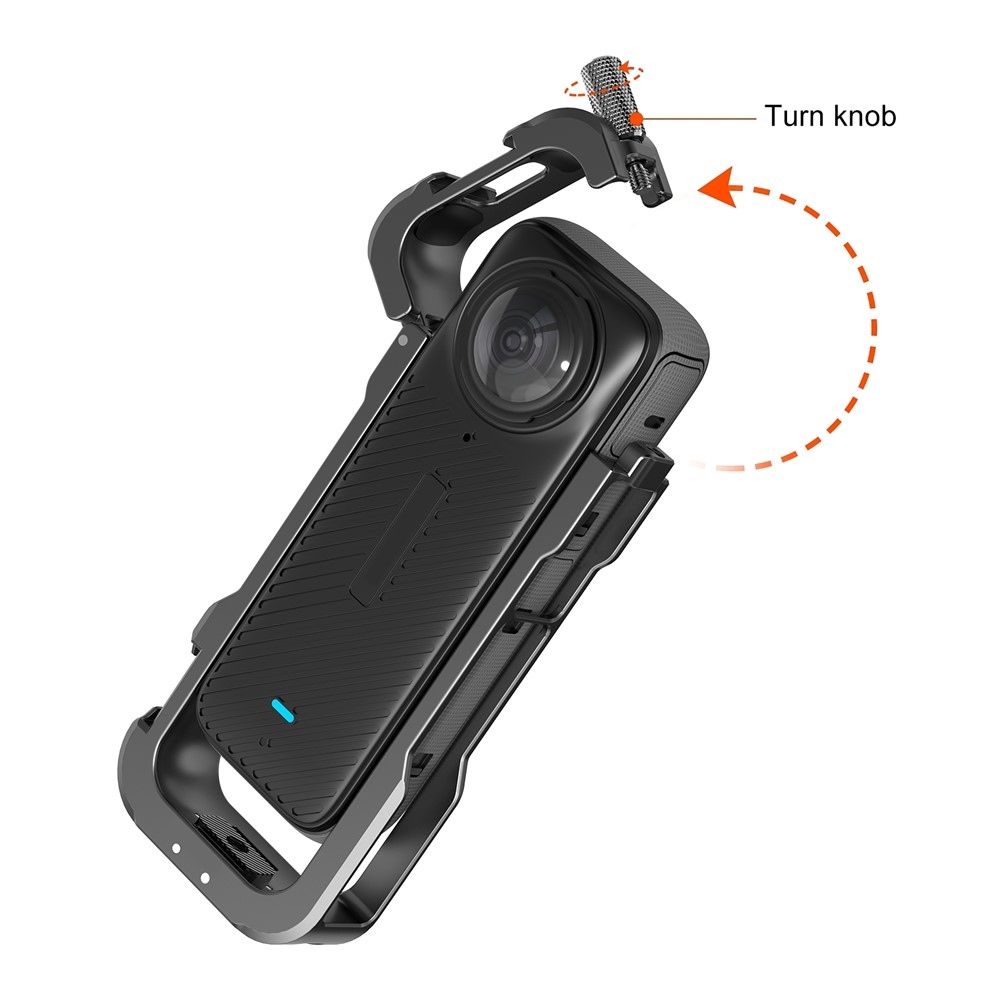 PULUZ ochranná klec s krytkou objektivu pro Insta360 X4
