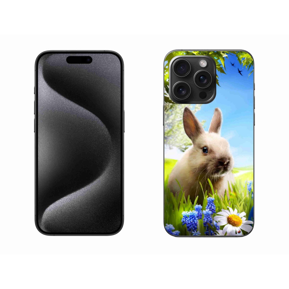 Gelový kryt mmCase na iPhone 15 Pro Max - zajíček