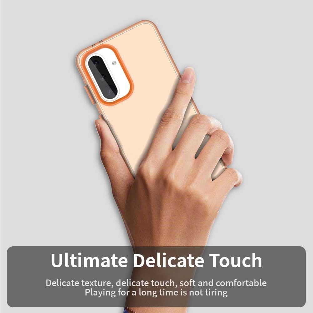 Candy matný gelový obal na Samsung Galaxy A36 5G/A56 5G - oranžový