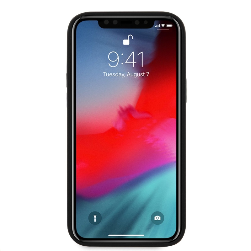 Guess 4G Triangle Zadní Kryt pro iPhone 12 Pro Max 6.7 Grey 