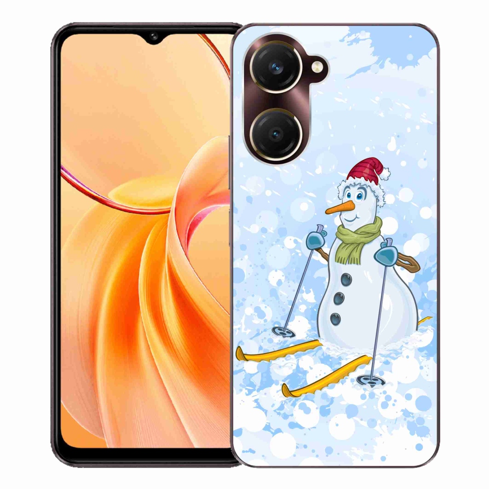 Gelový kryt mmCase na Vivo Y28s 5G - sněhulák