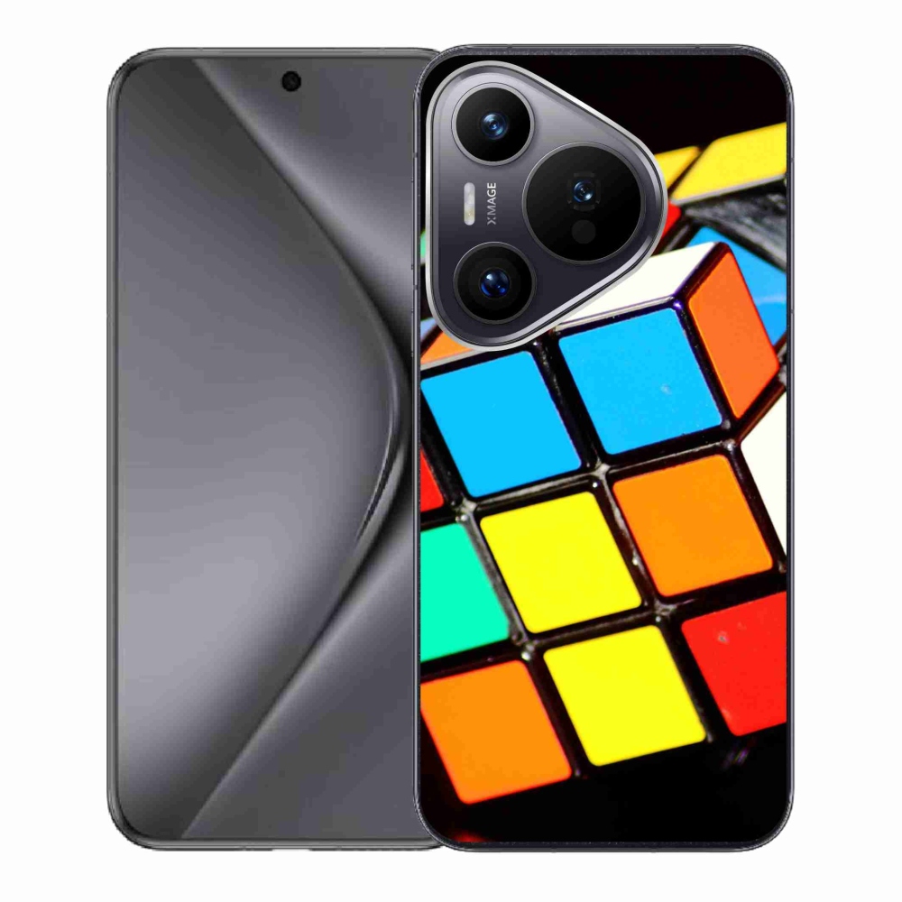 Gelový obal mmCase na Huawei Pura 70 - rubikova kostka