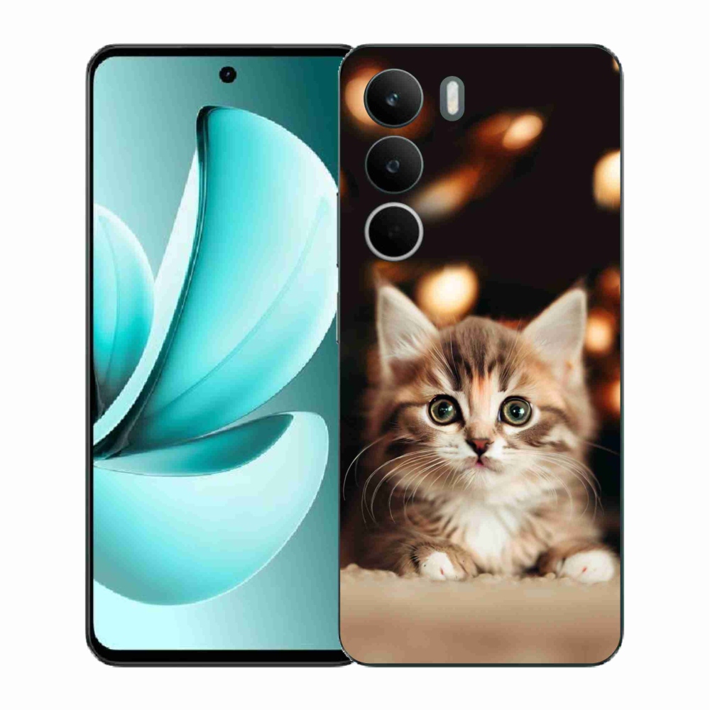 Gelový kryt mmCase na Realme C71 - roztomilé kotě 2