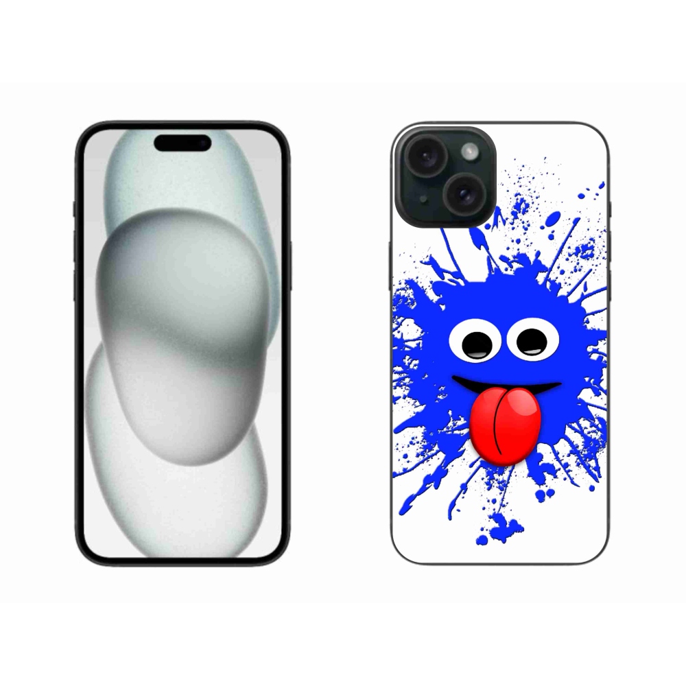 Gelový kryt mmCase na iPhone 15 Plus - strašidlo