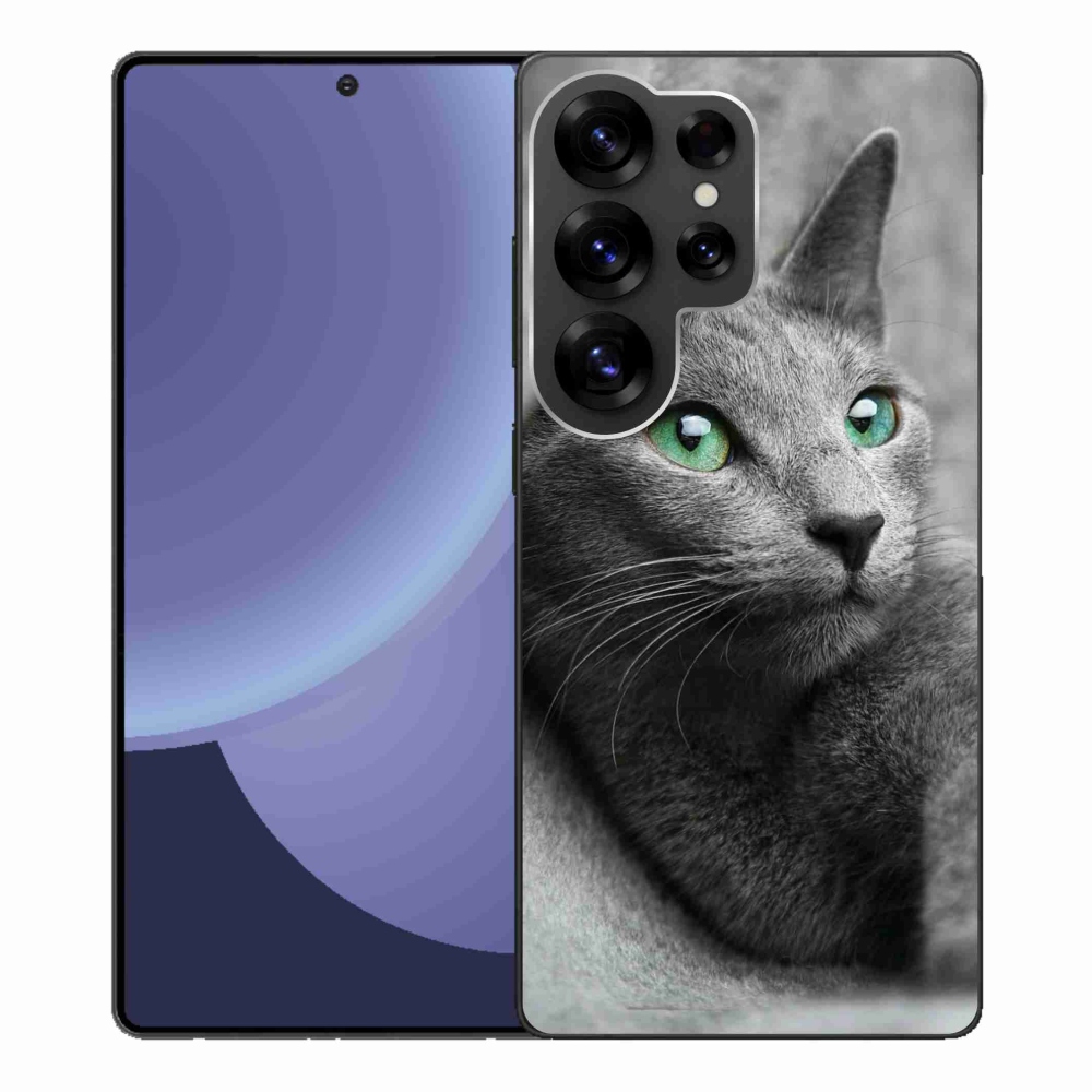 Gelový kryt mmCase na Samsung Galaxy S25 Ultra - kočka 2